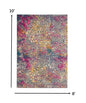 2’ X 3’ Yellow And Pink Coral Reef Scatter Rug