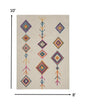 2’ X 3’ Ivory Boho Jewels Geometric Scatter Rug