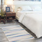 4’ X 6’ Ivory Halftone Stripe Area Rug