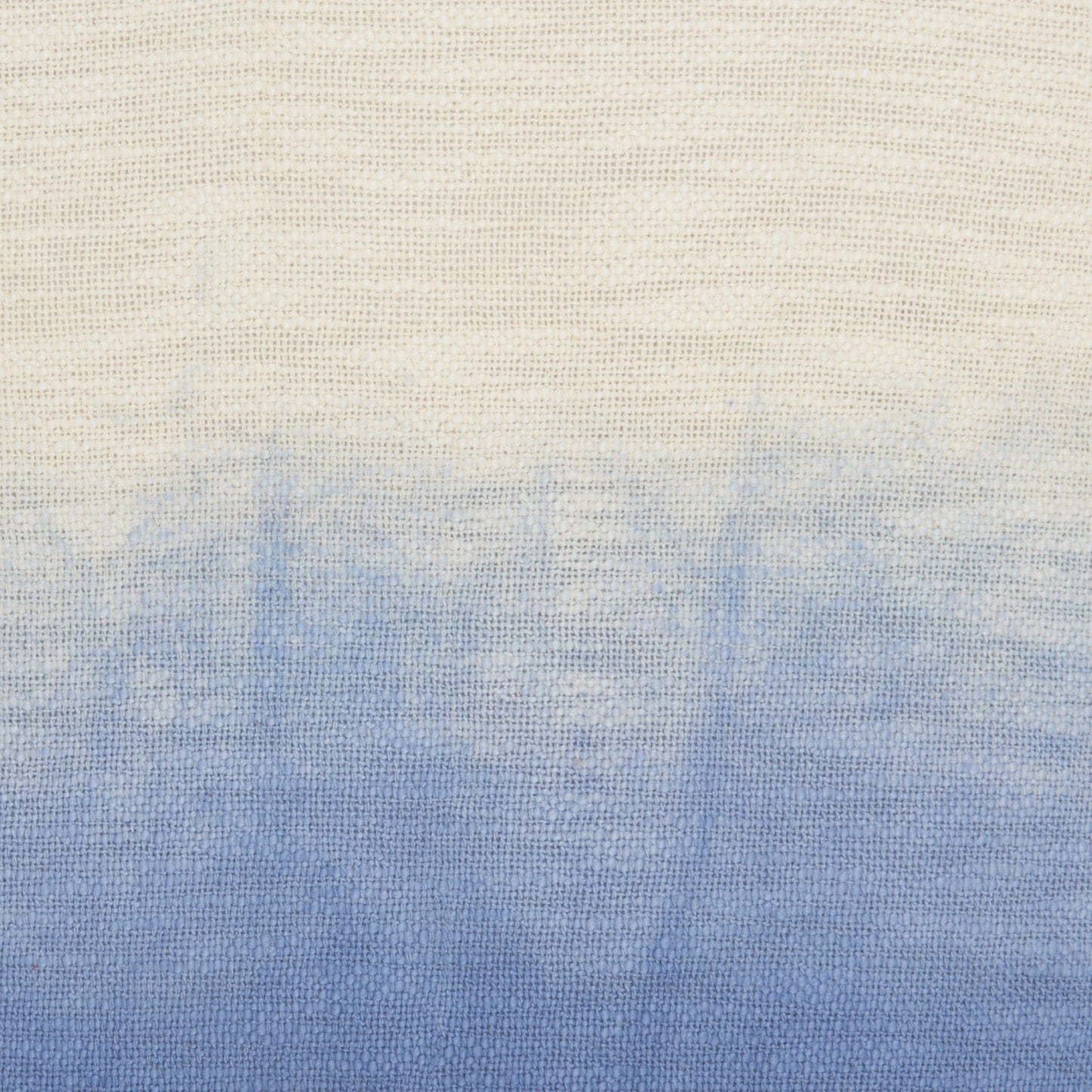 Blue Ombre Tasseled Throw Pillow