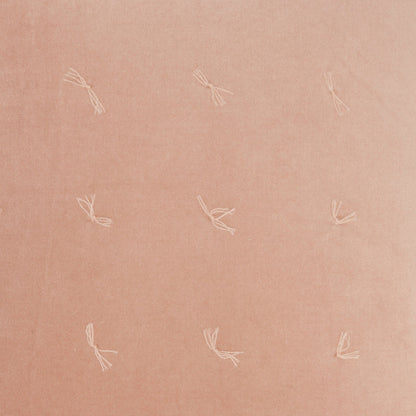 Pink Thread Detailed Throw Pillow