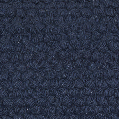 Dark Blue Knotted Detail Throw Pillow