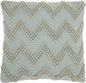 Boho Pale Green Textural Chevron Throw Pillow
