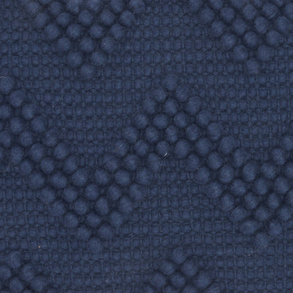 Boho Indigo Textural Chevron Throw Pillow