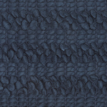 Dark Blue Pom-Pom Detailed Lumbar Pillow