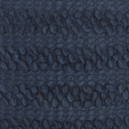 Dark Blue Pom-Pom Detailed Throw Pillow