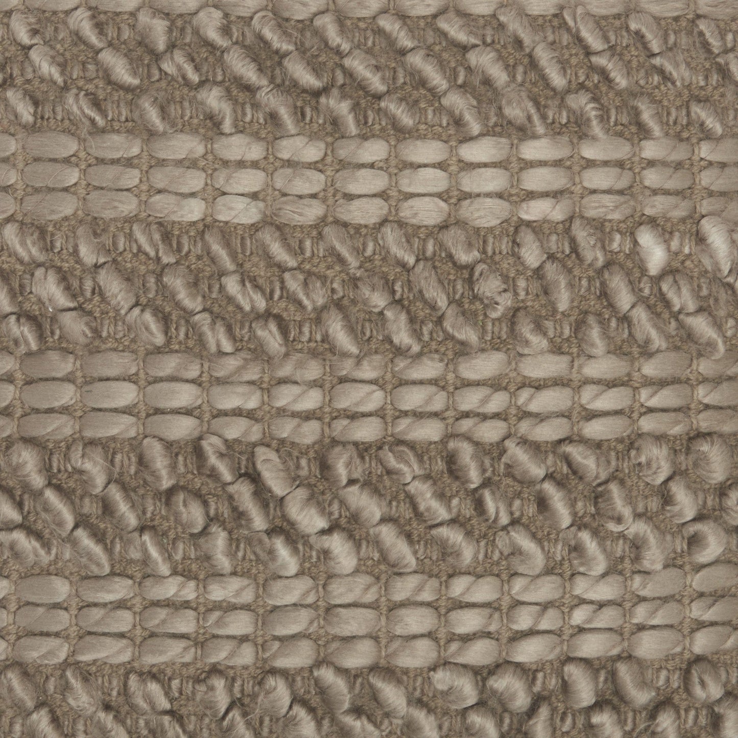 Taupe Pom-Pom Detailed Throw Pillow