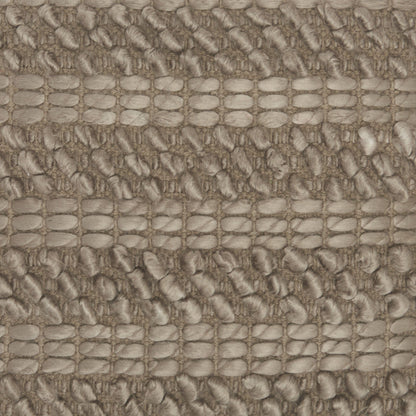 Taupe Pom-Pom Detailed Throw Pillow