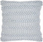 Xl Periwinkle Pom-Pom Detailed Throw Pillow