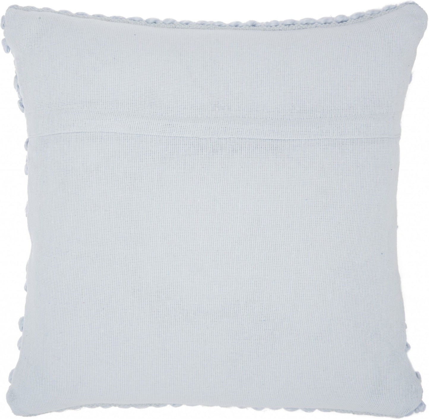 Xl Periwinkle Pom-Pom Detailed Throw Pillow