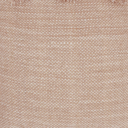 Rose Pink Tasseled Throw Pillow