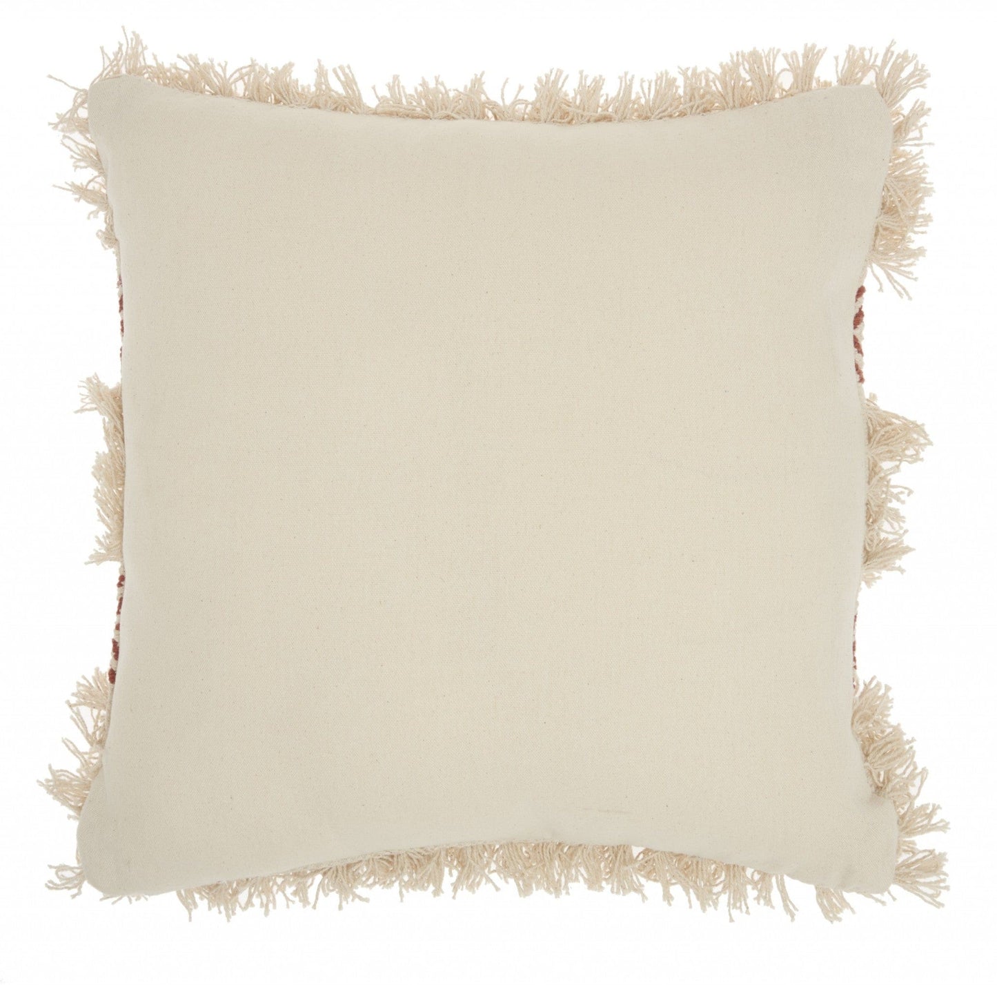 Clay Diamond Patterned Throw Pillow