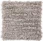 Loose Luscious Shag Taupe Throw Pillow
