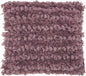 Loose Luscious Shag Purple Mauve Throw Pillow