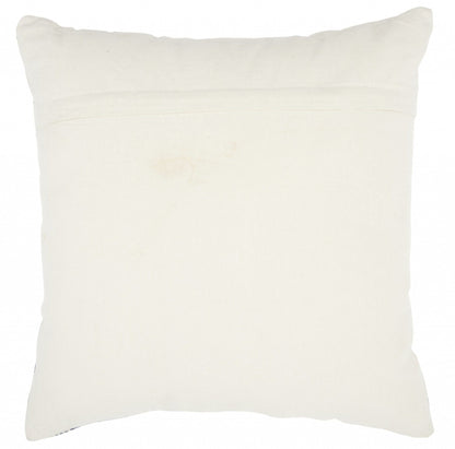 Navy Blue And Ivory Stars Throw Pillow