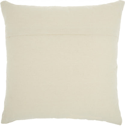 Natural Beige Faded Skull Throw Pillow