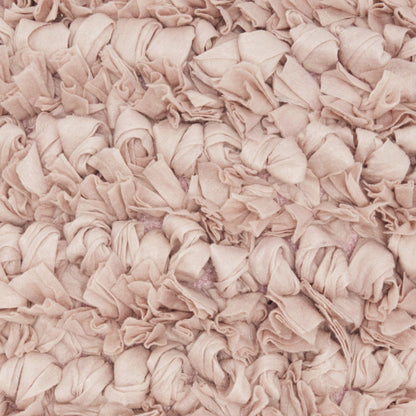 Loose Luscious Shag Light Pink Throw Pillow