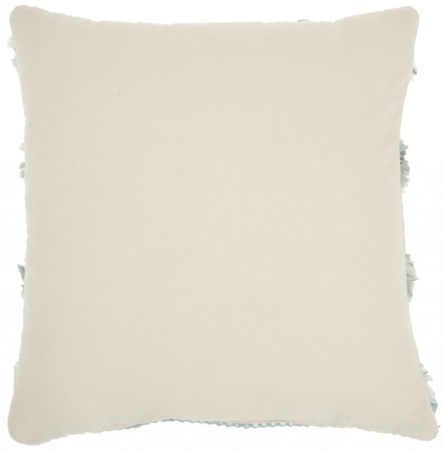 Floral Textured Blue And White Throw Pillow