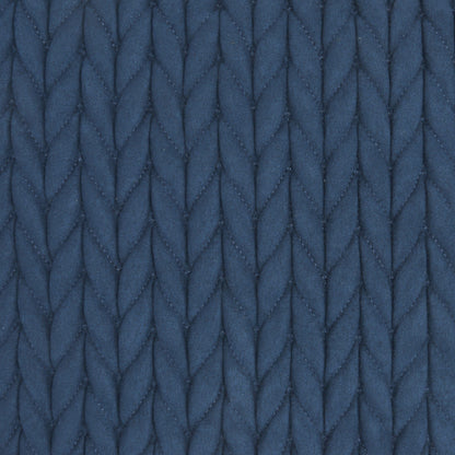 18"X18" Blue Solid Color Polyester Throw Pillow