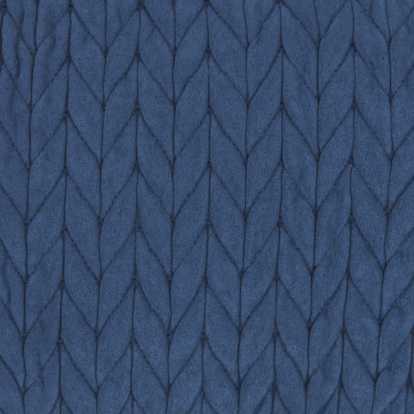 Blue Braided Chevron Throw Pillow