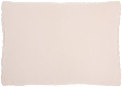 Blush Pink Chunky Braid Lumbar Pillow