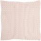 Light Pink Braided Chevron Throw Pillow