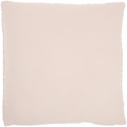 Light Pink Braided Chevron Throw Pillow