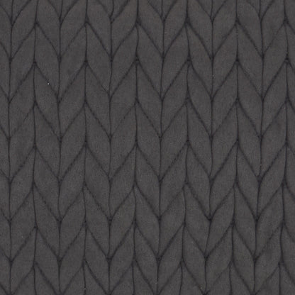 Charcoal Chunky Braid Lumbar Pillow