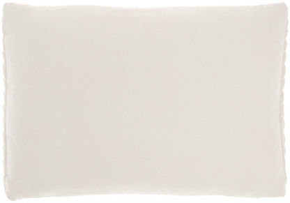 Ivory Chunky Braid Lumbar Pillow