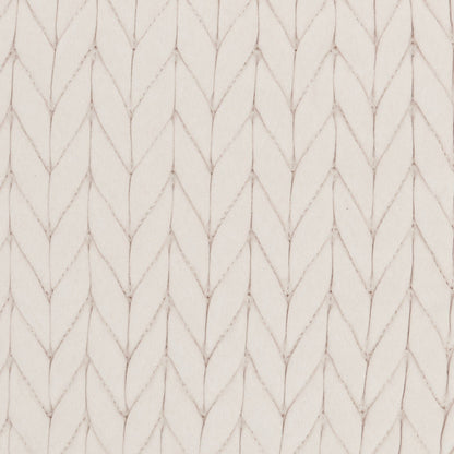 Ivory Chunky Braid Lumbar Pillow