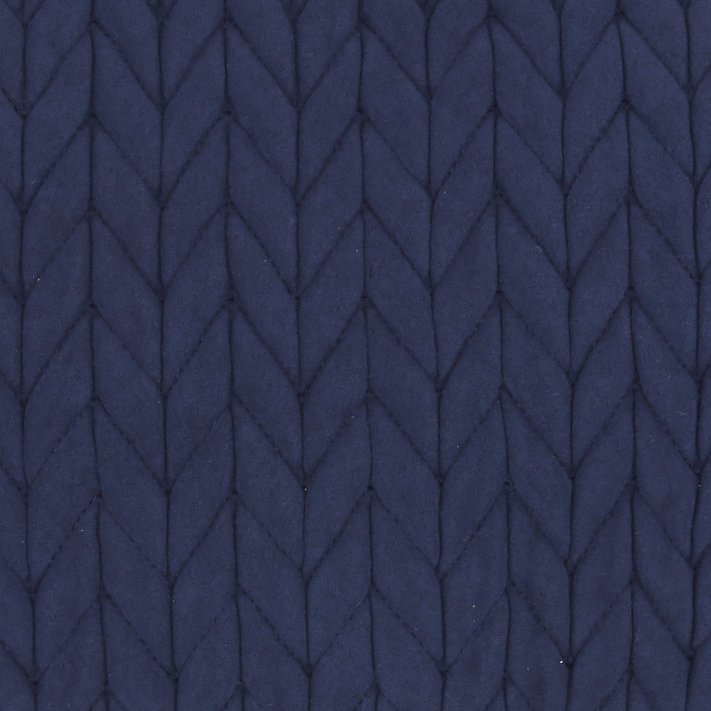 Navy Blue Chunky Braid Lumbar Pillow