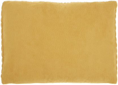 Mustard Yellow Chunky Braid Lumbar Pillow