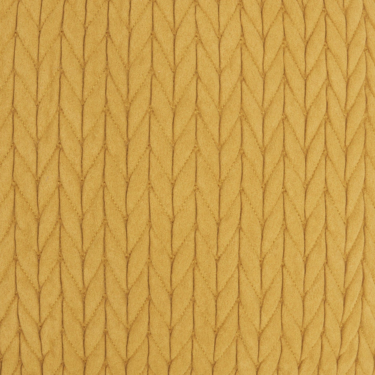 Mustard Yellow Chunky Braid Throw Pillow