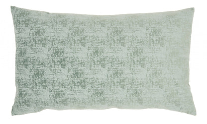 Pale Green Distressed Gradient Lumbar Pillow