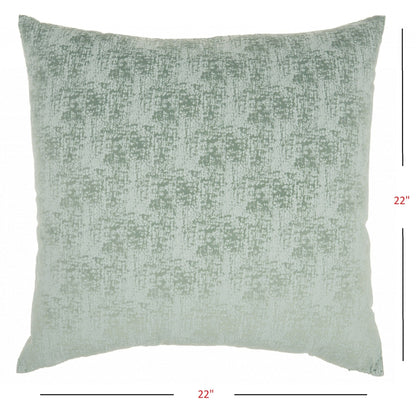 Pale Green Distressed Gradient Throw Pillow