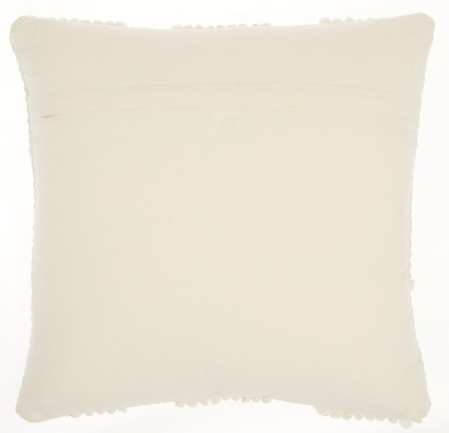 Ivory Textured Diamonds Throw Pillow