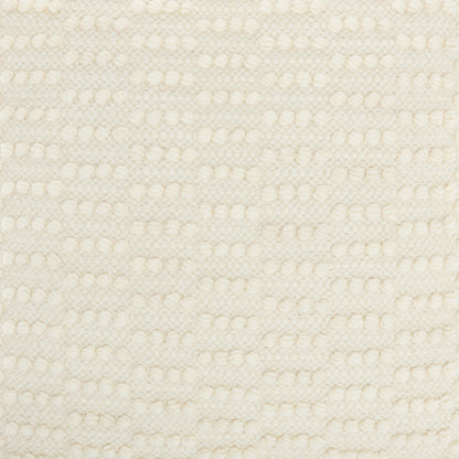 Ivory Textured Broken Stripes Throw Pillow