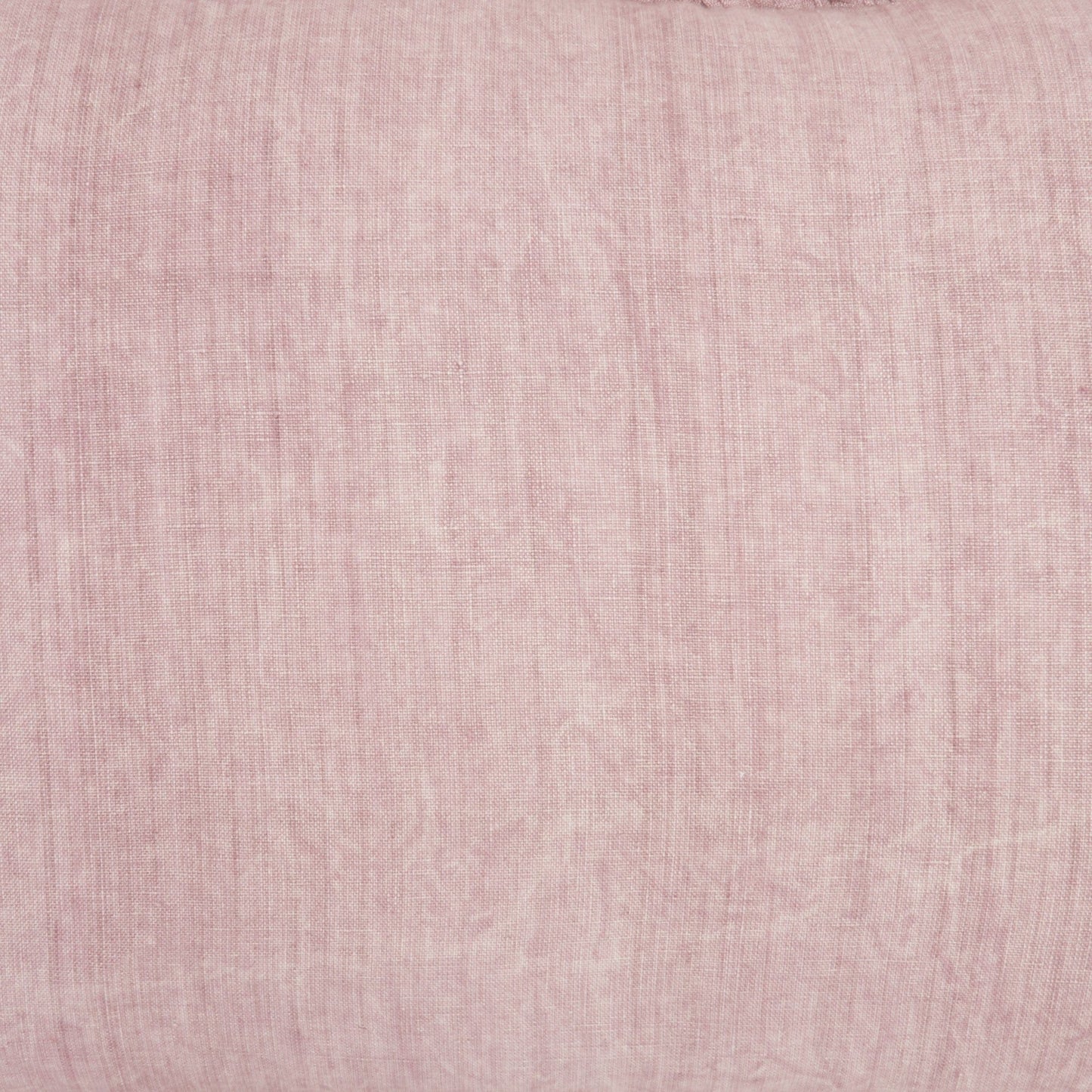 Dainty Ruffle Edged Pink Lumbar Pillow