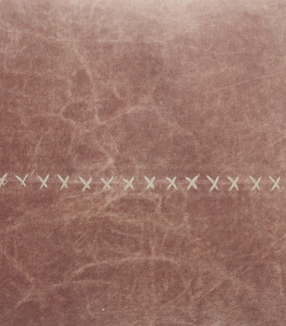 Wide Tasseled Marble Pink Lumbar Pillow