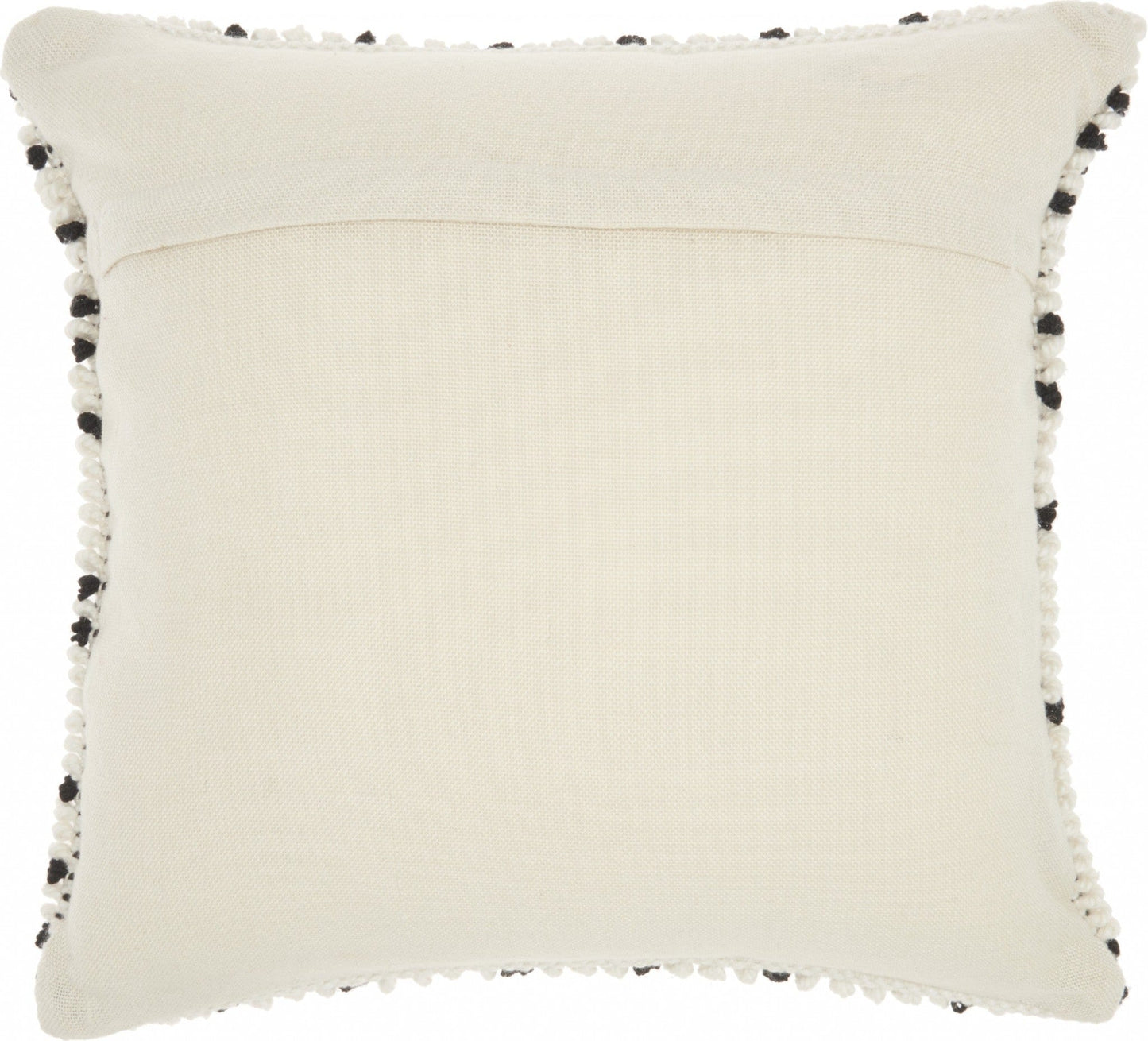 Black Dotted Throw Pillow