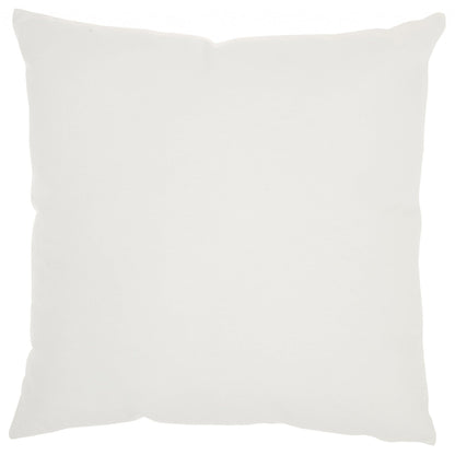 Green And Ivory Tropical Leaves Throw Pillow