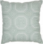 Mint Green Tribal Pattern Throw Pillow