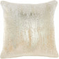 Cream Sequined Ombre Throw Pillow
