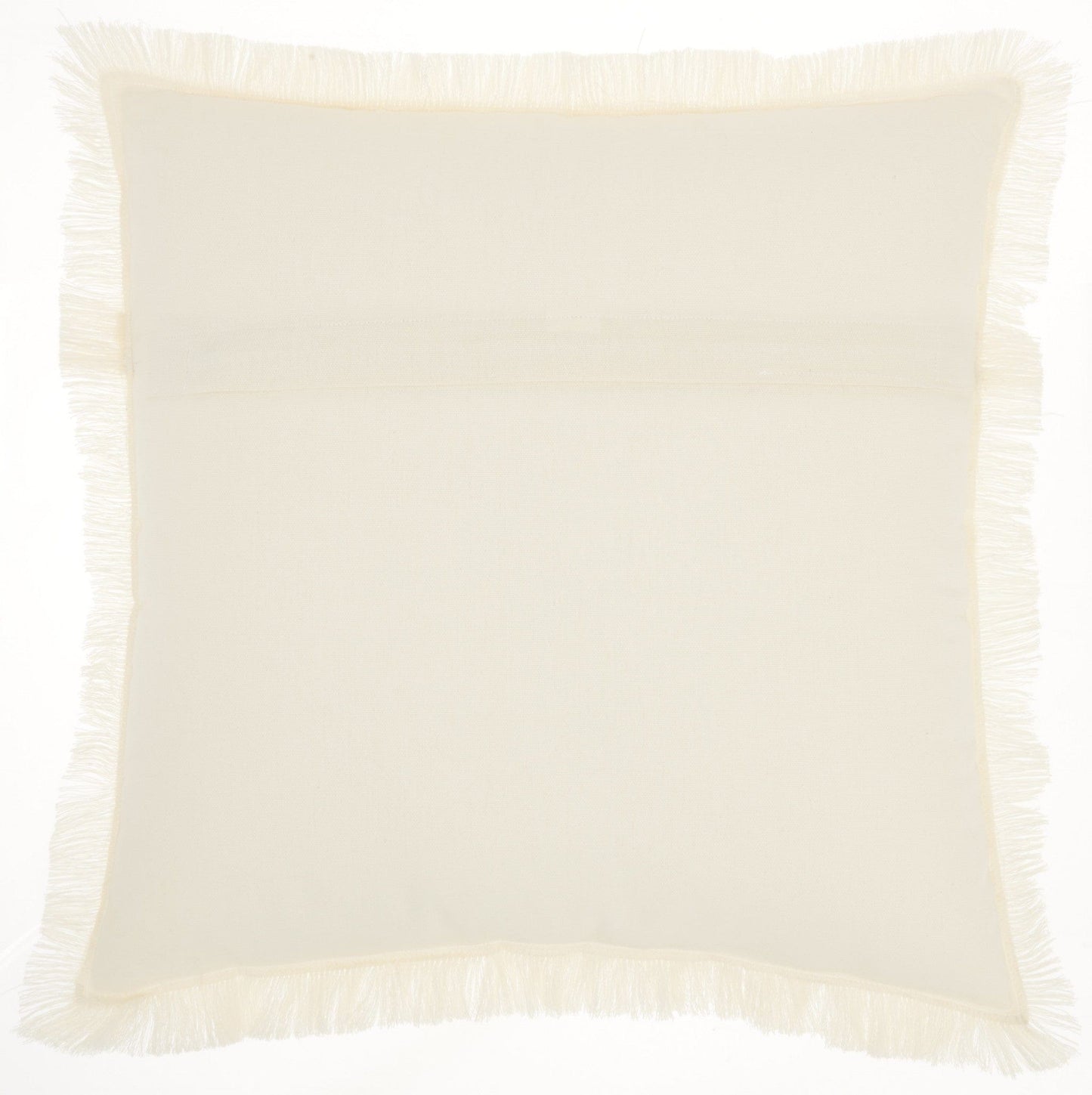 Solid Ivory Contemporary Throw Pillow