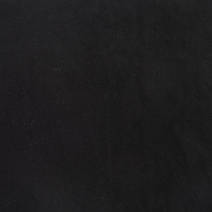 Solid Black Casual Throw Pillow