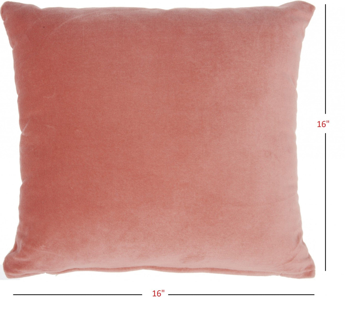 Pink Velvet Modern Throw Pillow