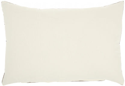 Solid Taupe Casual Throw Pillow
