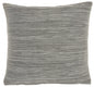 Gray Distressed Stripes Throw Pillow