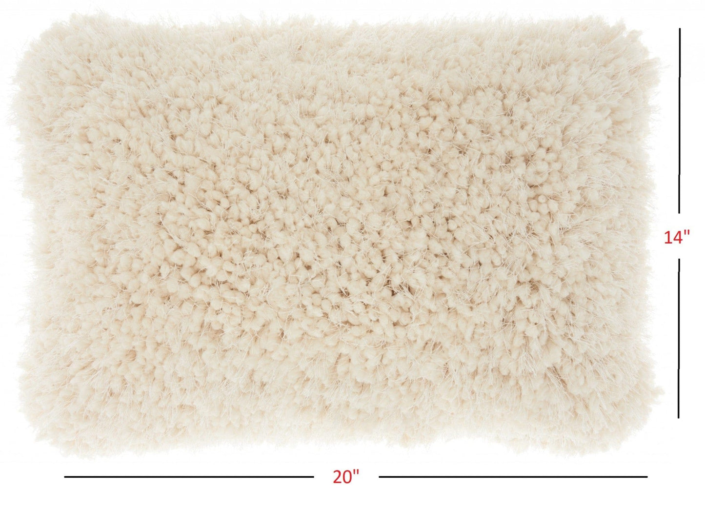 Cream Kubby Plush Lumbar Throw Pillow