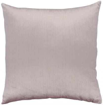 Light Pink Silver  Patterned Throw Pillow